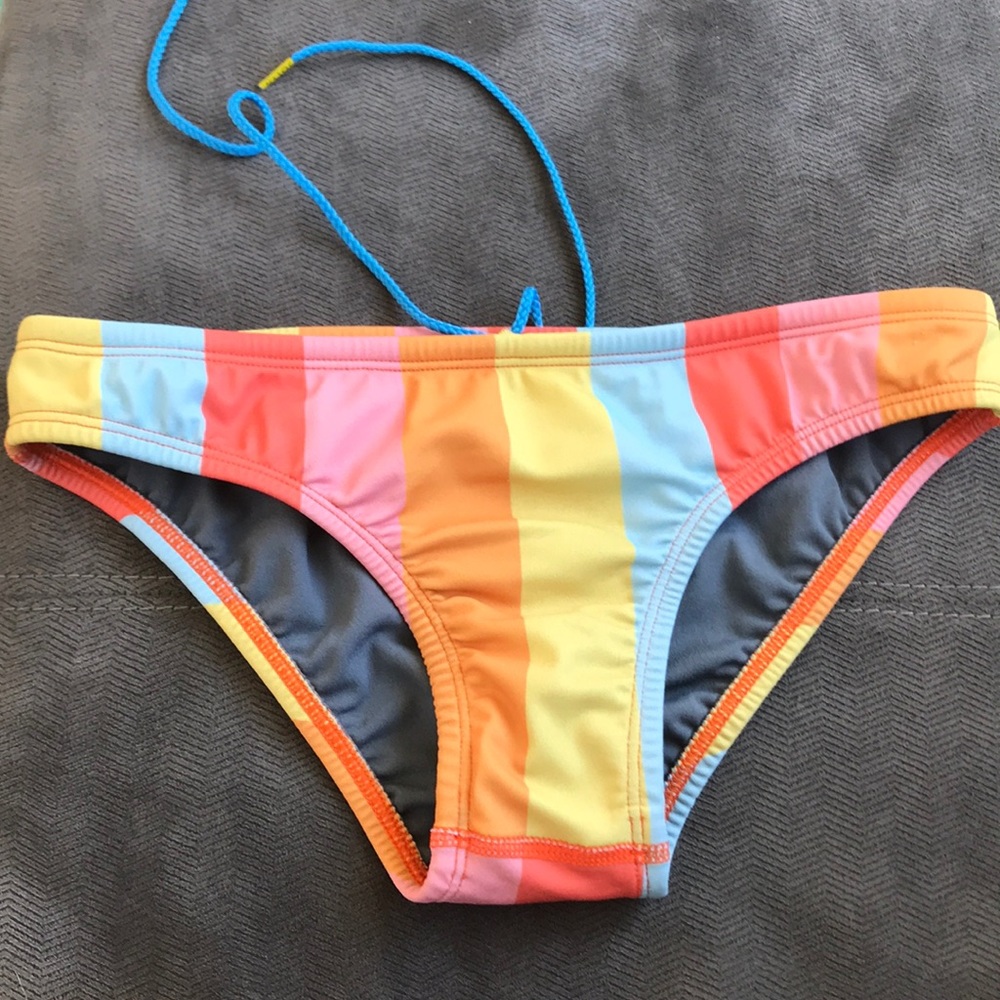Jolyn Clothing bikini swim bottoms suit Striped